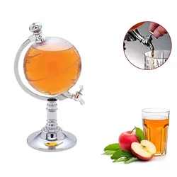 Mini Globe Shaped 2 Liter Transparent Juice/Beer Dispenser